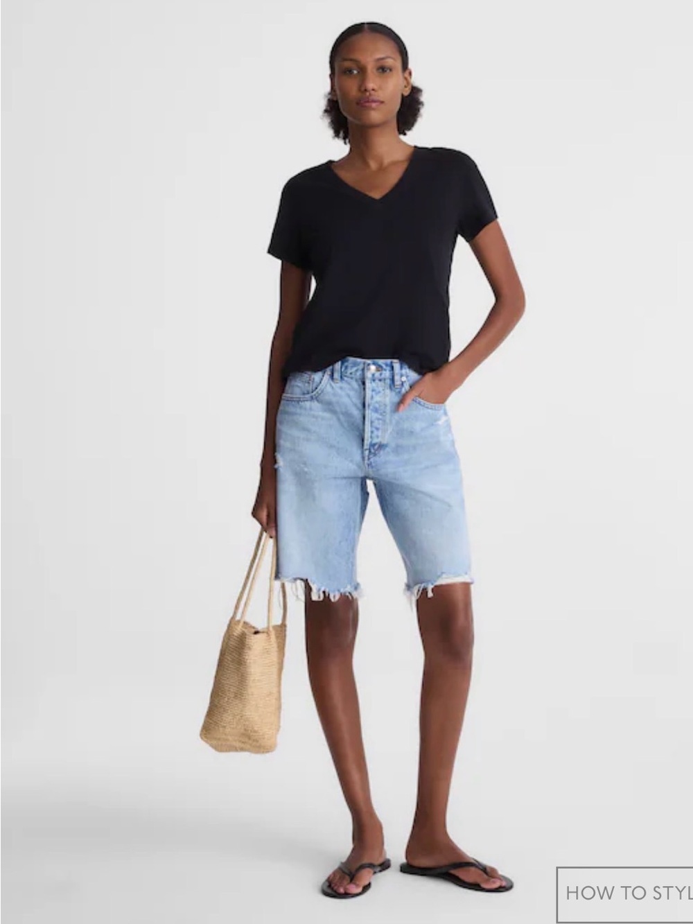 Madewell- The Essex Long Baggy Short
